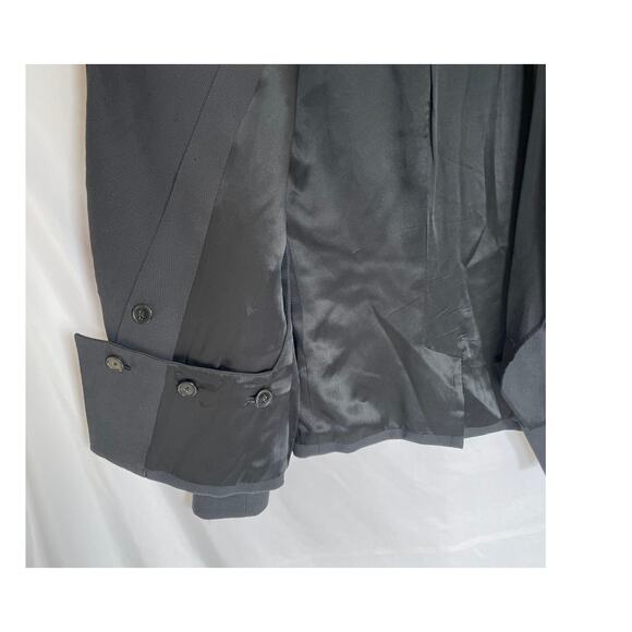 3.1 Phillip Lim Blazer Black Draped Lapel Jacket, Size 4 - Picture 4 of 6